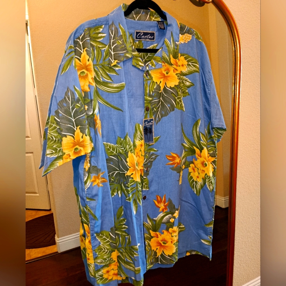 Cactus Casual Luxury Viscose Shirt size XXL